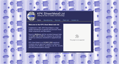 Desktop Screenshot of kpk-sheetmetal.co.uk